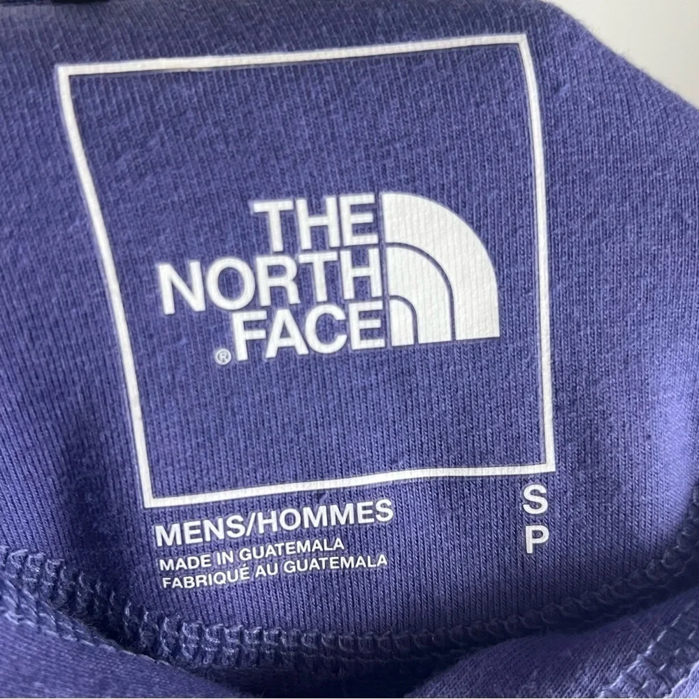 The North Face Blue French Terry Soft Pullover Hoodie S